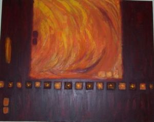 Peinture de Eve H: Terre de feu -