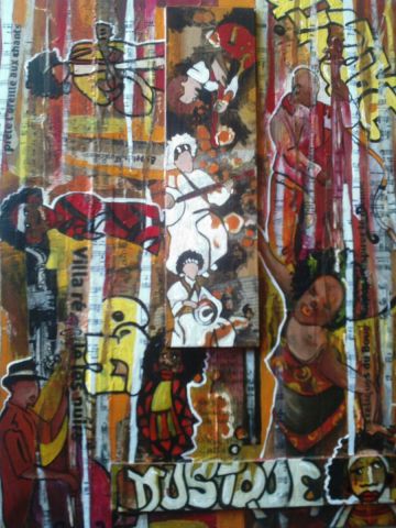 Prête l'oreille - Peinture - nicoletta b Prête l'oreille - Peinture - nicoletta b