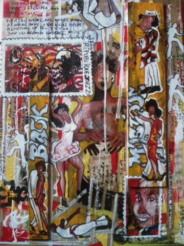 République JAZZ - Peinture - nicoletta b République JAZZ - Peinture - nicoletta b