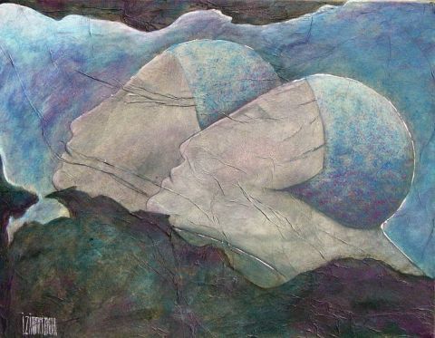 La Brèche - Peinture - isabelle zimmermann La Brèche - Peinture - isabelle zimmermann