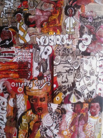 blues people - Peinture - nicoletta b blues people - Peinture - nicoletta b