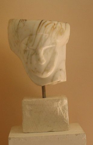 tête bysantine - Sculpture - Brigitte PERRAULT