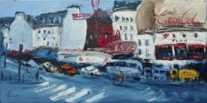 Voir cette oeuvre de Dominique Kleiner: Moulin rouge