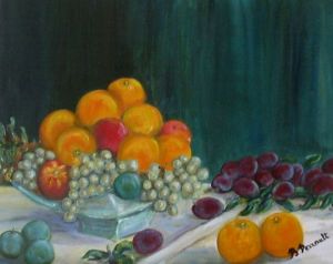 Voir cette oeuvre de Brigitte PERRAULT: composition fruits d'automne