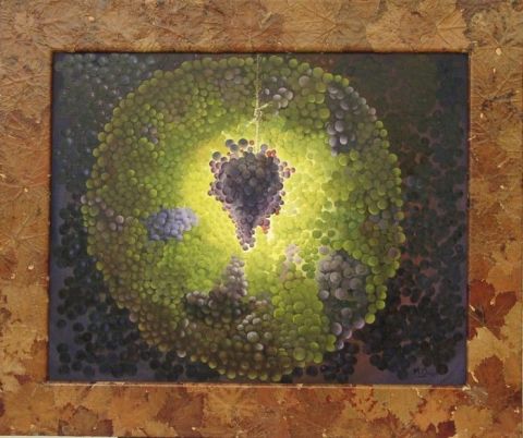 Planète bacchus - Peinture - m-olivier