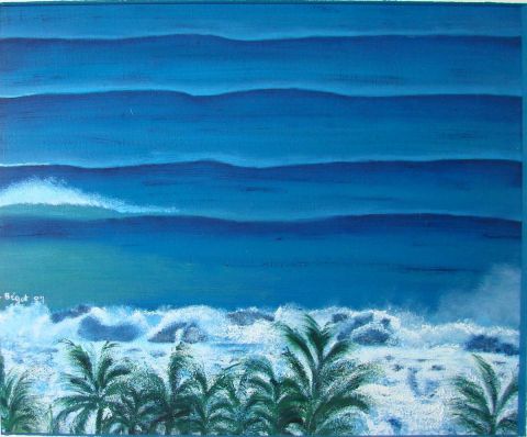 La mer - Peinture - Catherine BEGOT