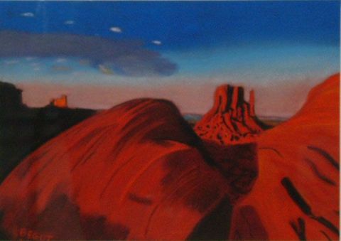 Monument Valley - Peinture - Catherine BEGOT