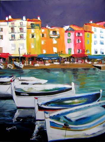 RETOUR A ST TROPEZ - Peinture - le zacharien RETOUR A ST TROPEZ - Peinture - le zacharien