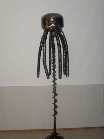 PIEUVRE SUR ALGUE - Sculpture - Roland GOURDON PIEUVRE SUR ALGUE - Sculpture - Roland GOURDON