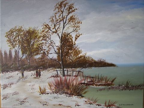 EN HIVER - Peinture - J-PAUL TAILLANDIER EN HIVER - Peinture - J-PAUL TAILLANDIER