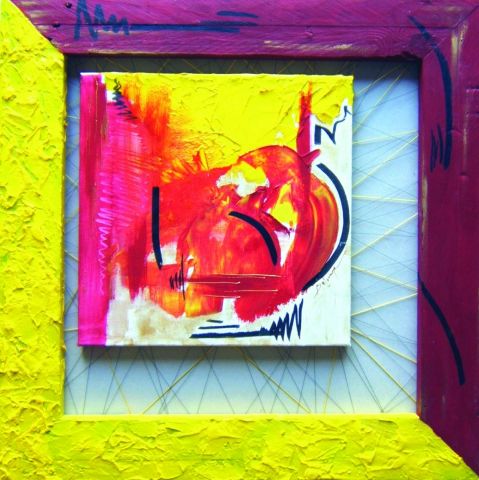 L'artiste sandrine delouye - mini abstract one