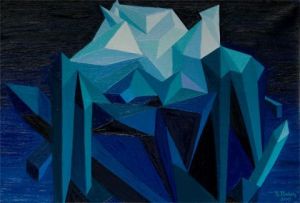 Voir cette oeuvre de Anny Robin Deshayes: Cristal bleu