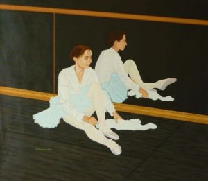 Voir cette oeuvre de Sotiris Rene SIDIROPOULOS: 3  Ballerine et le Miroir