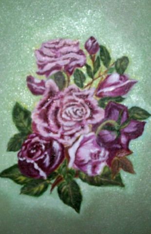 roses anglaise - Peinture - milagroo