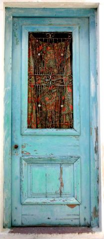 L'artiste Didier LORENTZ - La porte bleue