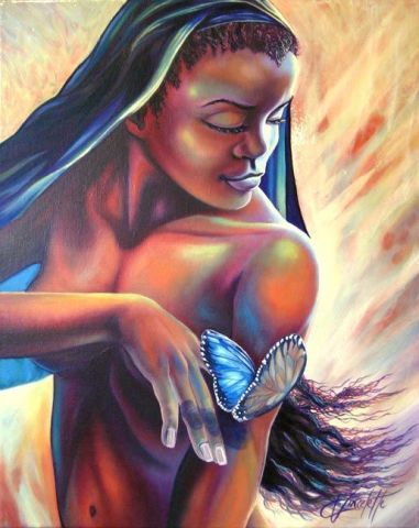 Yin - Peinture - Chantale Vincelette Yin - Peinture - Chantale Vincelette