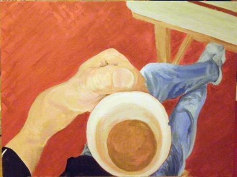 Coffee break - Peinture - elojito