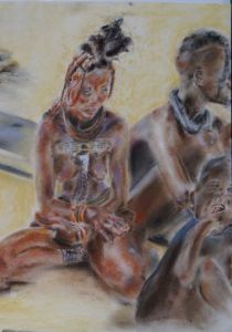 Voir cette oeuvre de sandrine janiere: mère himba
