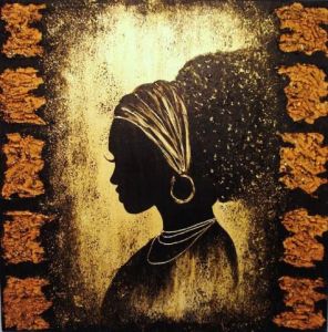 Peinture de bettina: Gold Afrik