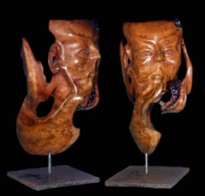 Sculpture de Bernard CHOPIN : le masque