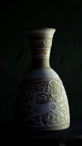 Artisanat de gaem: vase aux biches