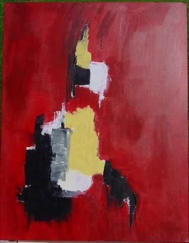 rouge 4 - Peinture - mica