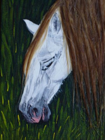 cheval - Peinture - za
