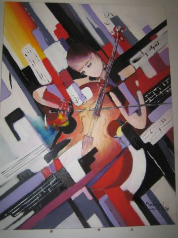 L'artiste bakarri - femmes au violoncelle (1)