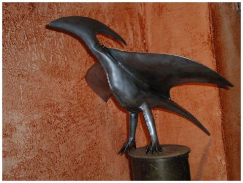 N°12 - Oiseau préhisto  - Sculpture - Henri IGLESIS
