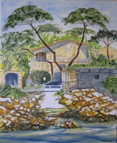 port saint ferreol roquebrune - Peinture - olivier laplace port saint ferreol roquebrune - Peinture - olivier laplace