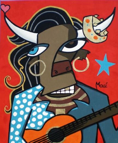 Gitano - Peinture - Bastien Mace Gitano - Peinture - Bastien Mace