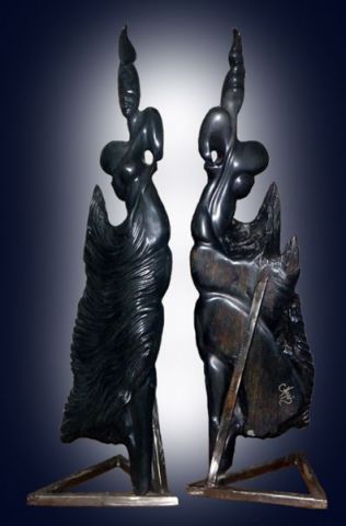 iris - Sculpture - Bernard CHOPIN 