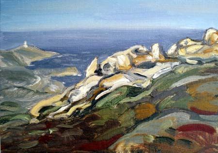 Coulée de roches - Peinture - Calmejane Coulée de roches - Peinture - Calmejane