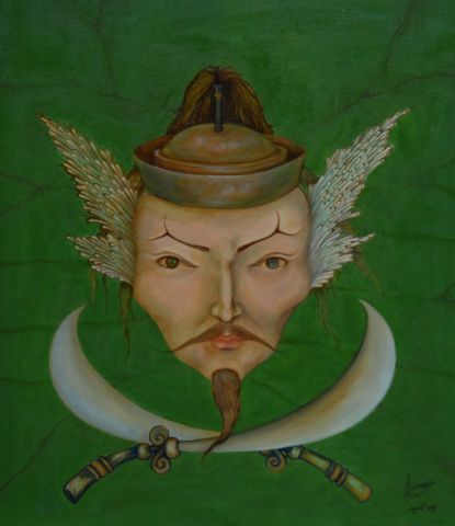 Mongol - Peinture - Stef N