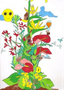 Dessin de Arsene Gully: quelques fleurs