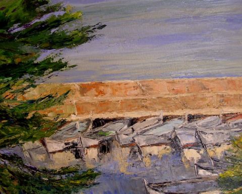 Peinture : le petit Port de la Ciotat - MARIE-THERESE VION Peinture : le petit Port de la Ciotat - MARIE-THERESE VION