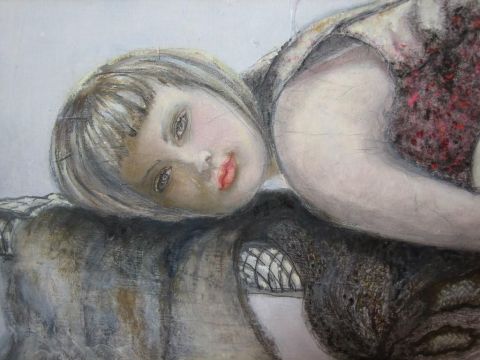 L'artiste Lisbeth Buonanno - L'insoutenable légèreté de l'Etre (détail)