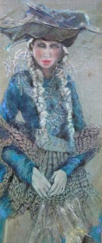 Inki Bleue - Peinture - Lisbeth Buonanno