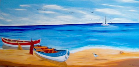 UN COIN DE PARADIS - Peinture - Annick KRNETA UN COIN DE PARADIS - Peinture - Annick KRNETA