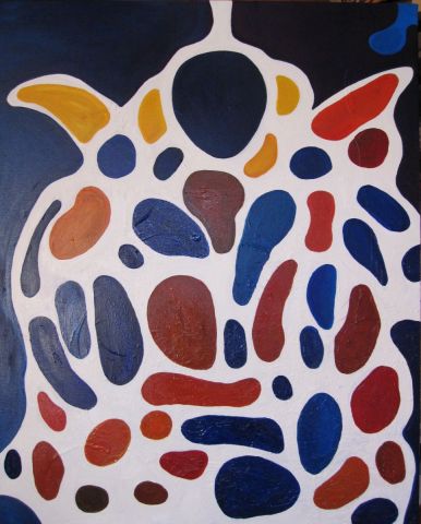 L'artiste chara - In and Out - Huile sur toile - 80x100 - Méditation L'artiste chara - In and Out - Huile sur toile - 80x100 - Méditation