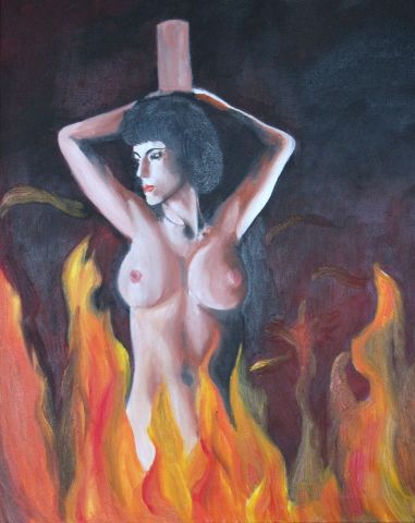 enfer et damnation - Peinture - patrick incognito