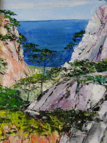 Calangue d'En Vau - Peinture - MARIE-THERESE VION Calangue d'En Vau - Peinture - MARIE-THERESE VION