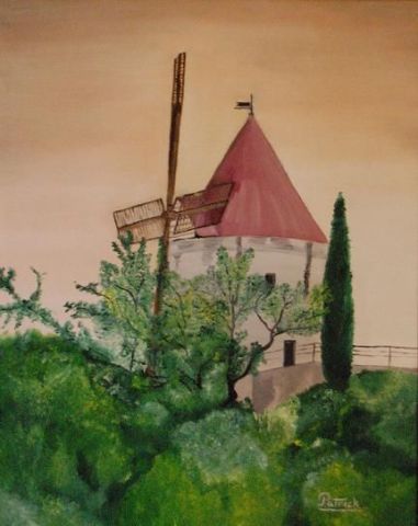 le moulin de daudet - Peinture - patrick incognito
