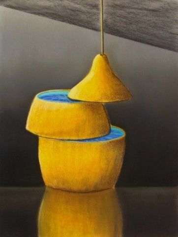 L'artiste BETTY-M peintre - citron jaja