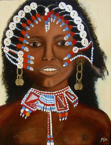 L'artiste Marie-Jose NOUGALIAT - Afars d'Ethiopie
