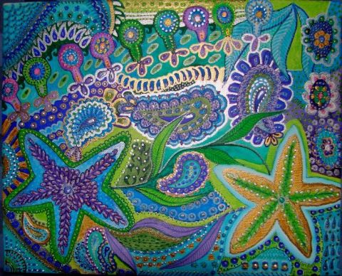 ocean indien - Peinture - CAPDEVILLE sophie-ibusofi