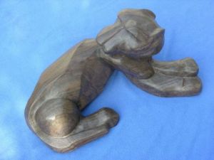 Sculpture de jerome burel: Félin
