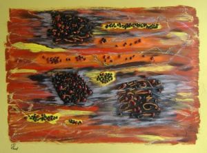 Oeuvre de arlette hurel: les haricots rouges