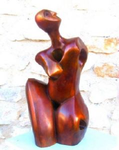 Sculpture de SONIA MANDEL: FEMME A GEOMETRIE VARIABLE