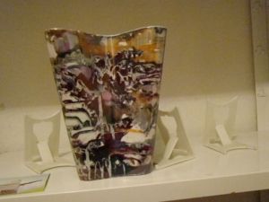 Artisanat de jocelyne: vase couleurs coulées